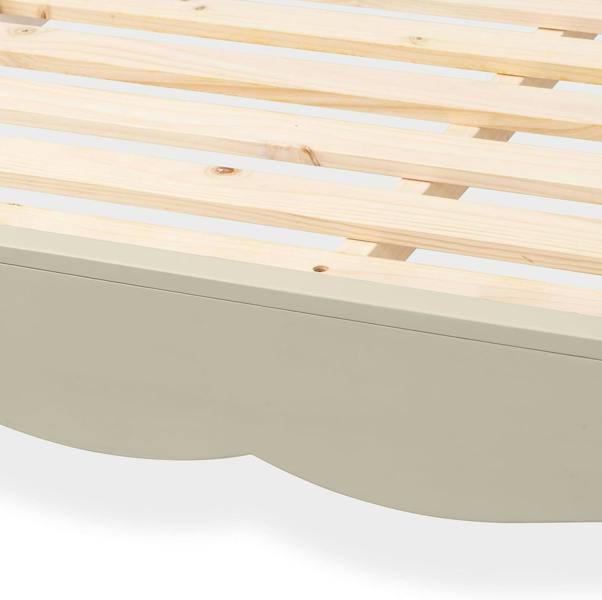 Statement Furniture Romance Wooden Bed Frame. Oatmeal Cream French Style Bed Double 4ft6 King 5ft