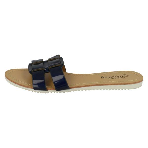 Savannah Ladies Savannah Flat Two Strap Mule