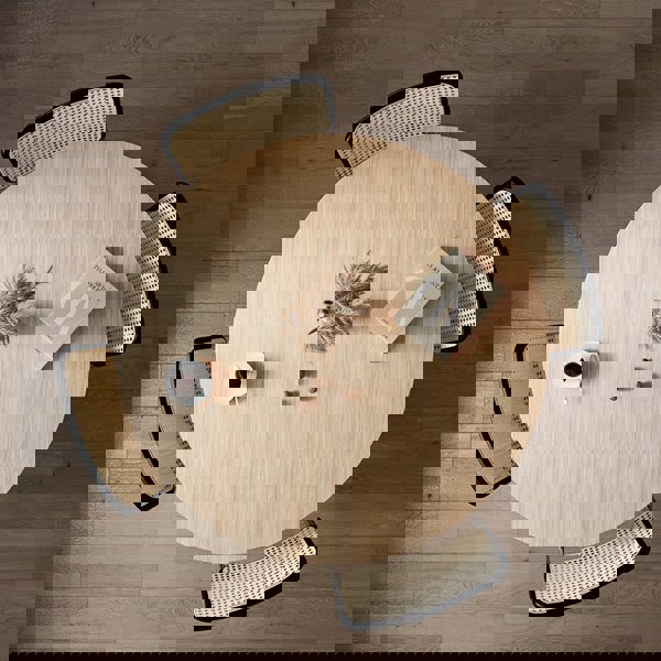 Ivar Round Dining Table, Oak Or Walnut-Weilai Concept-Weilai Concept