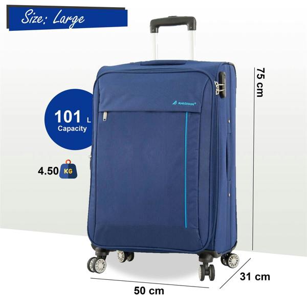 Snowball Lightweight Soft Casing Travel Luggage Suitcases