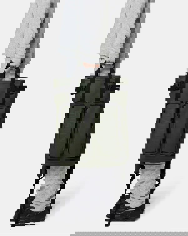 Rains Texel Tote Backpack - 03 Green - CHO - Designer Unisex Bags