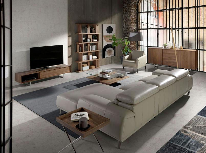 Angel Cerdá Taupe grey leather armchair 5094