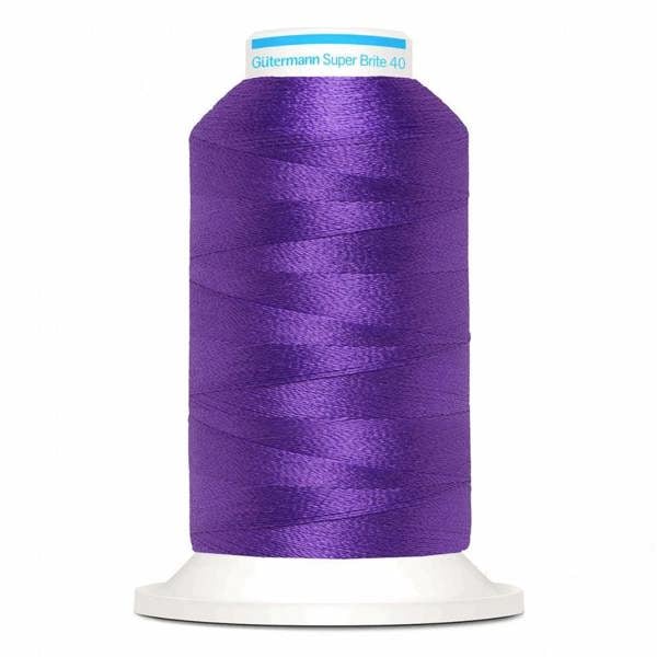 Gutermann Super Brite Polyester 40 Embroidery Thread 1000m Polyester Thread Suitable For Embroidery