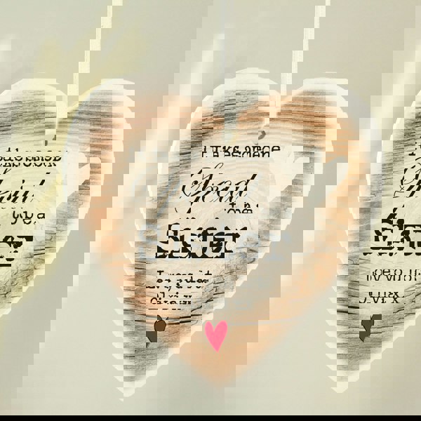 Personalised Memento Company Personalised Someone Special Wooden Heart Shaped Decoration