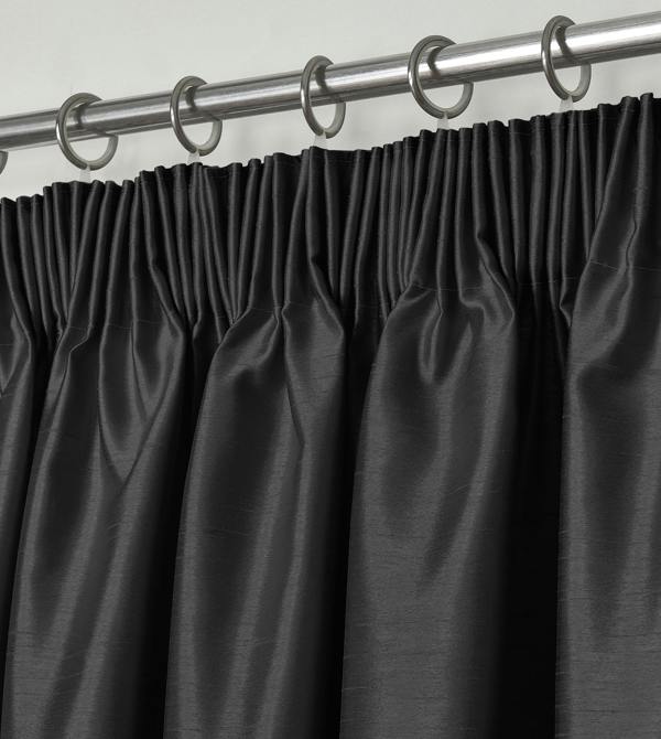 Intimates Elegant Faux Silk Curtains - Fully Lined Window Drapes with Header Tape Top, Luxury Design with Tiebacks - 168cm x 229cm