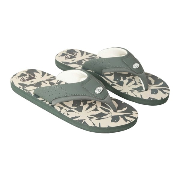 Animal Mens Jekyl Recycled Flip Flops - Light Khaki