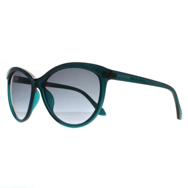 Calvin Klein Mens CK19534S 430 Gradient Sunglasses - Teal/Grey - 