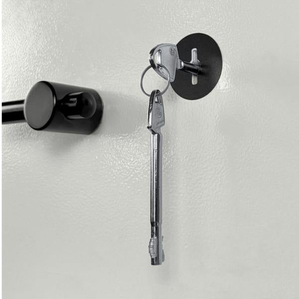 Phoenix Safe Phoenix Fortress SS1455K Security Safe in Scratch-resistant White Paint with Double-Bitted Key Lock