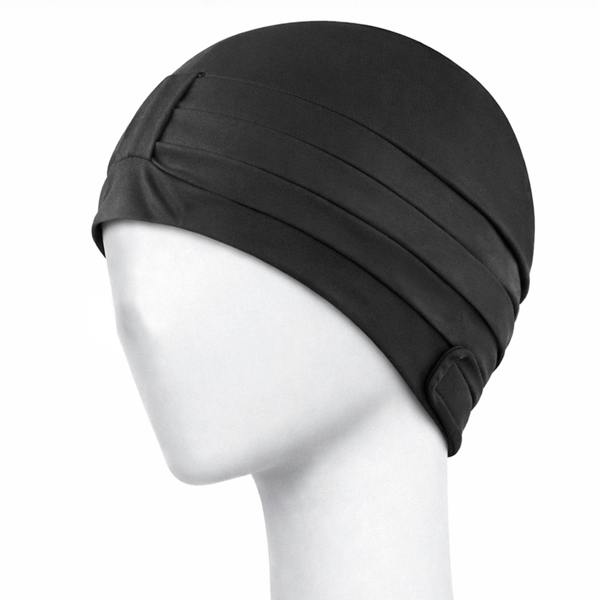 Aqua Speed Ladies Comfortable Fabric Swimming Cap | Turban Style Lightweight Swim Cap