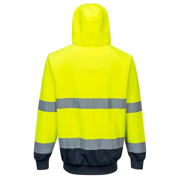 Hi-Vis Contrast Hoodie Portwest