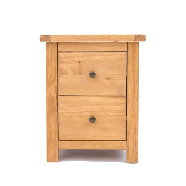 Lugo 2 Drawer Bedside Table