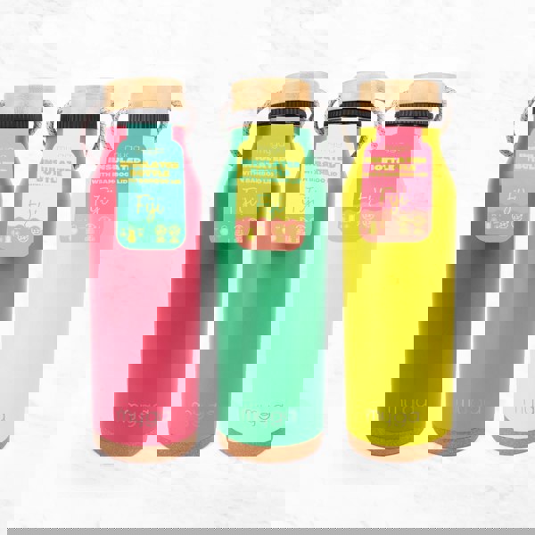 Myga Fiji Insulated Water Bottle with Bamboo Lid