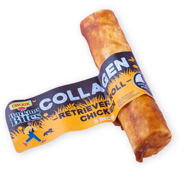 Favour Collagen Chicken 5" Retriever Rolls 55g
