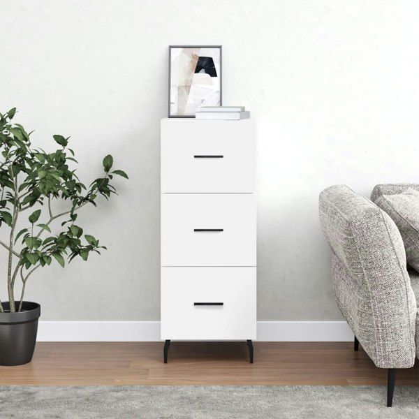 Berkfield Sideboard White 34.5x34x90 cm Engineered Wood