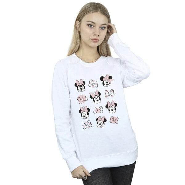 Disney Womens Minnie Mouse Multiple Sweatshirt - White