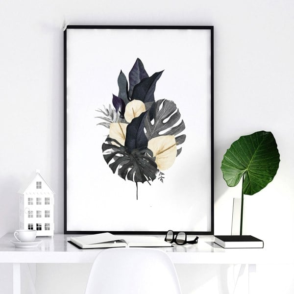 Office wall paintings | set of 3 framed wall art