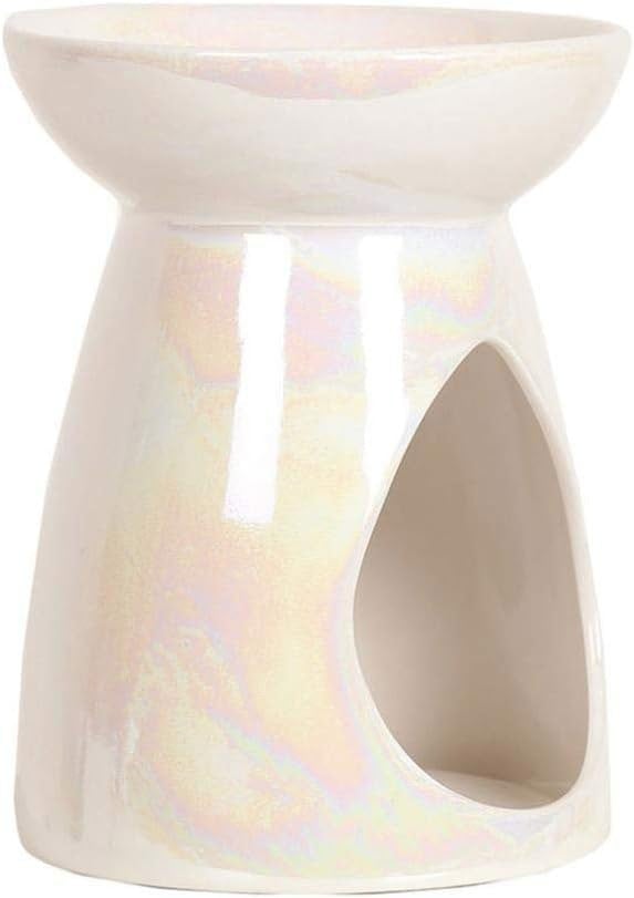 Village Candles Smokey Gold Wax Burner 14cm