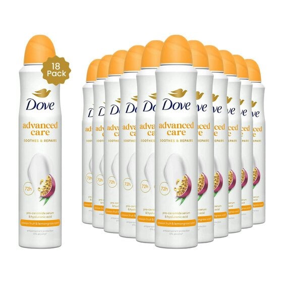 Dove Advanced Care Antiperspirant Deodorant Fruit & Lemongrass Scent 200ml, 18pk