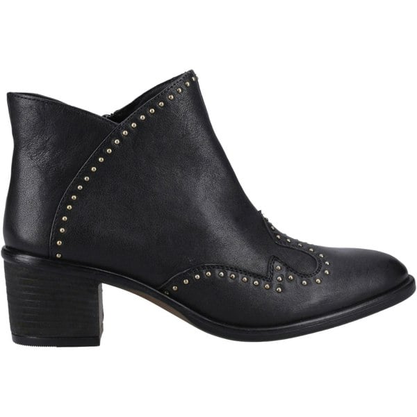 Hush Puppies Waverly Leather Women's Black Boots