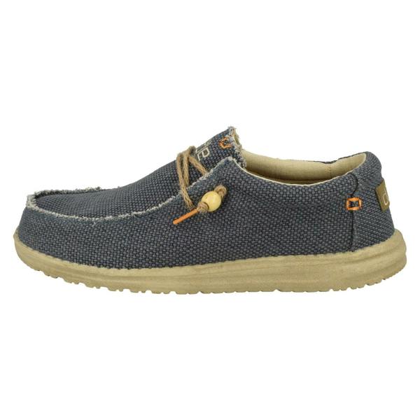 HEYDUDE Mens Hey Dude Lace Up Casual Shoes Wally Braided