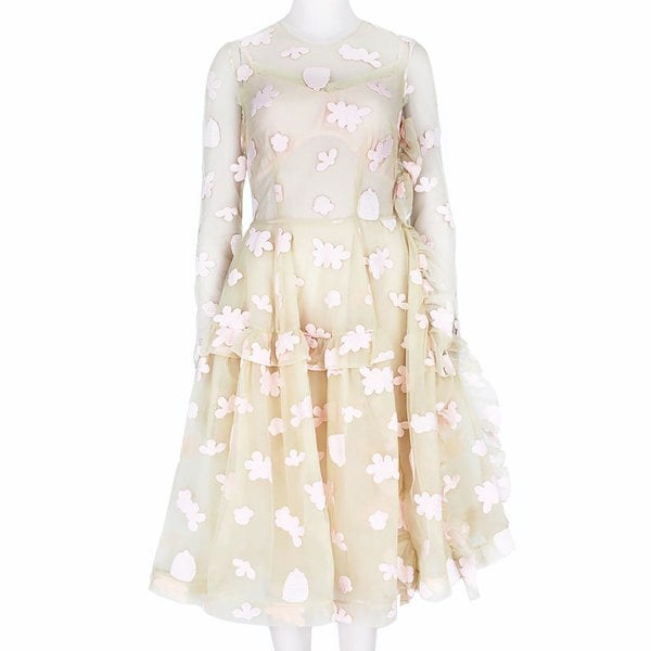 Simone Rocha intricately embroidered tulle dress