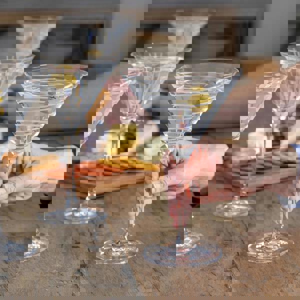 Mikasa Cheers Set of 4 Martini Glasses