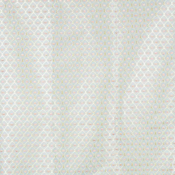 Sicily fabric close-up in Duck Egg