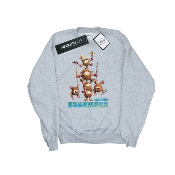 Disney Boys Moana Fear The Kakamora Sweatshirt - Sports Grey