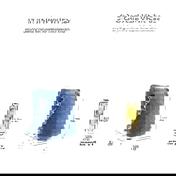 Kitise Small Genuine Italian Suede Leather Zip Around Crossbody Bag