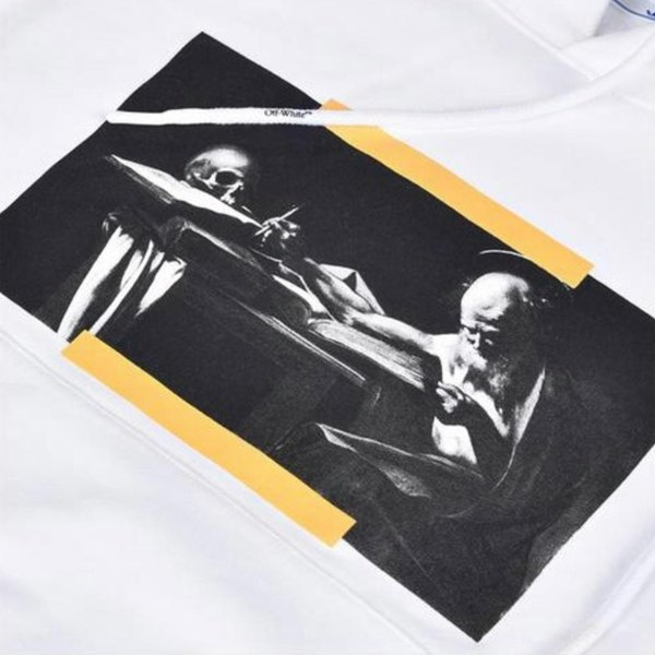 Off-White Carav Painting Over Hoodie - White