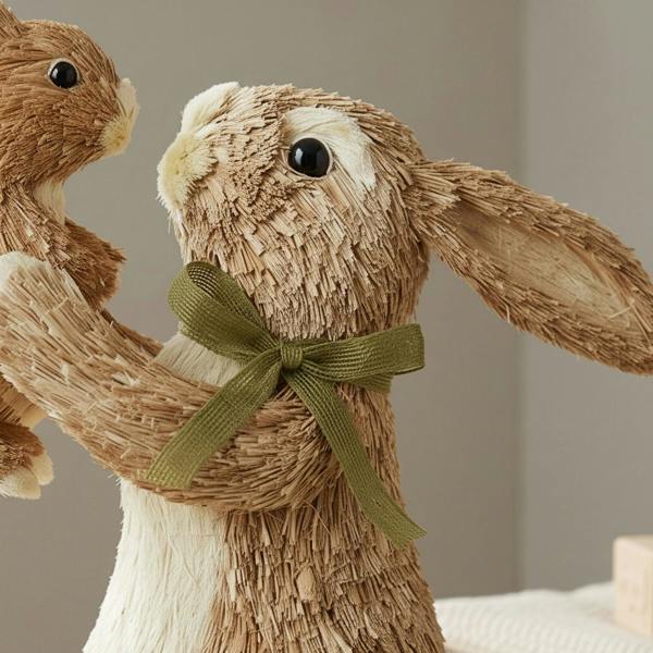 Garden Greatness Mummy Rabbit With Baby Easter Ornament