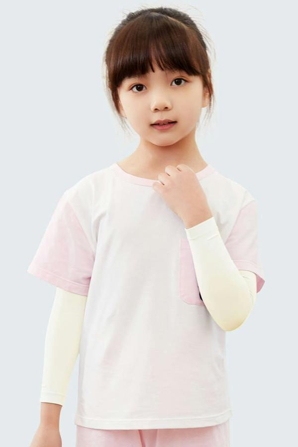 Anniou Kids Cooling Sun Sleeves - Apricot