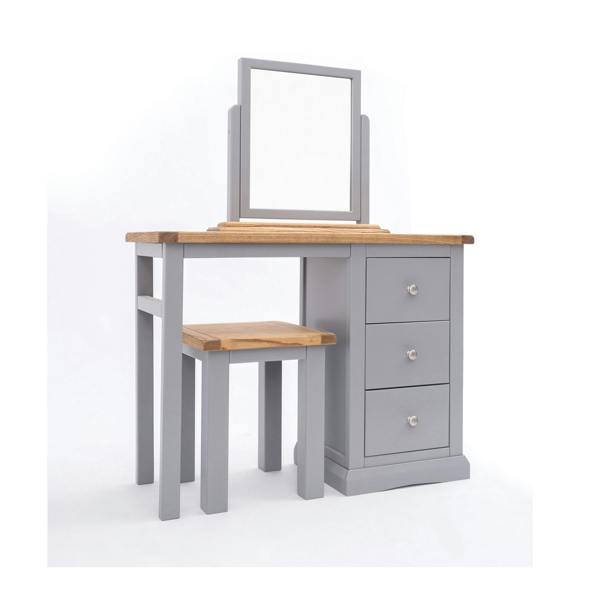 Cabinet Bits Rocca 3 Drawer Dressing Table Set Chrome Knob