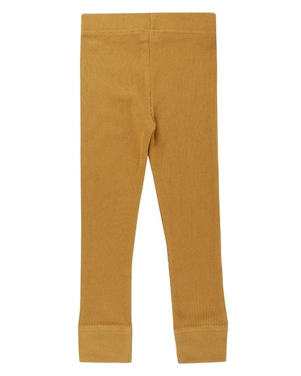 Yellow Rib Leggings - image 4