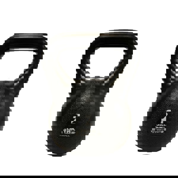 York Barbell Vinyl Kettlebell Set 2,3,4kg - Black