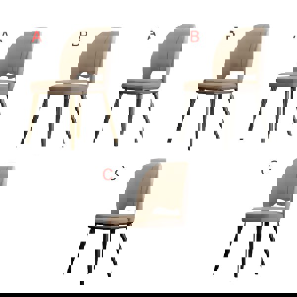 Rit Concept Shankar Leather Dining Chair, More Leg Colours