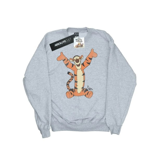 Disney Mens Winnie The Pooh Classic Tigger Sweatshirt - Sports Grey