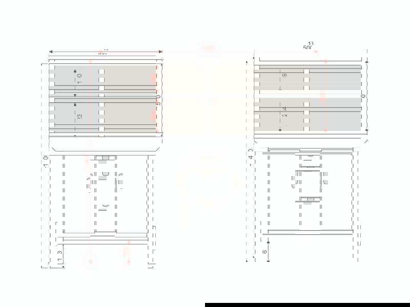 Acorn Heavy-Duty Cupboard Workbench (V.5) – Sturdy Wooden Workbench with Two Cupboards, One on Each side, Multiple Large Drawers, and Optional Back Panel or Pegboard, Ideal for Garages, Workshops, and Sheds