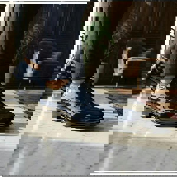 Dolcetto Men’s Formal Patent PU Leather Oxford Shoes