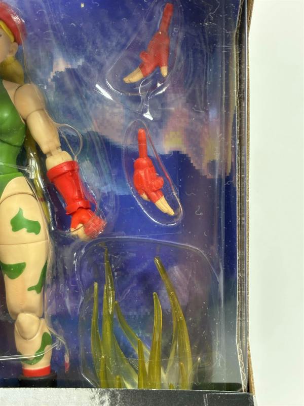 a plastic box with a toy figurine