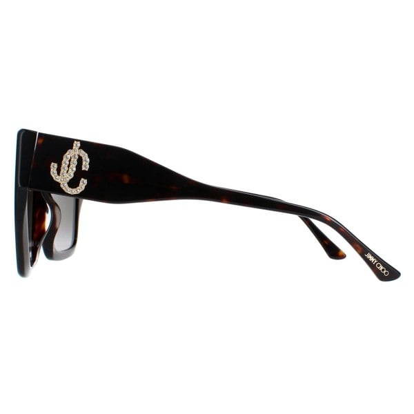 Jimmy Choo Sunglasses Eleni/G/S 086/HA Dark Havana Brown Gradient