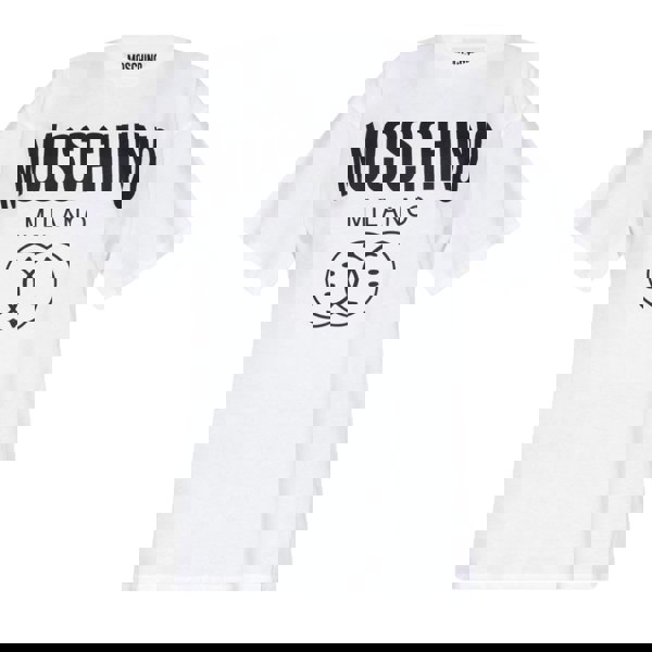 Moschino Double Smiley White Oversize T-Shirt
