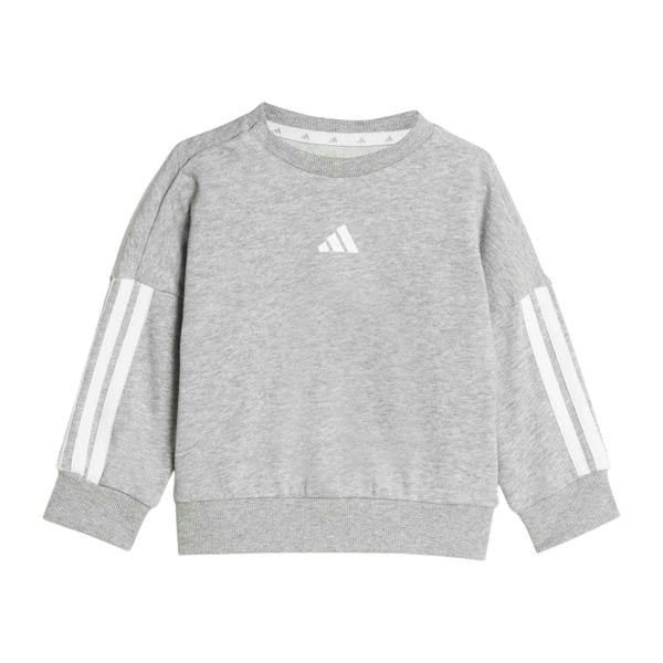 Adidas Baby BOS French Terry Sweatshirt & Jogging Bottoms - Grey/White - 