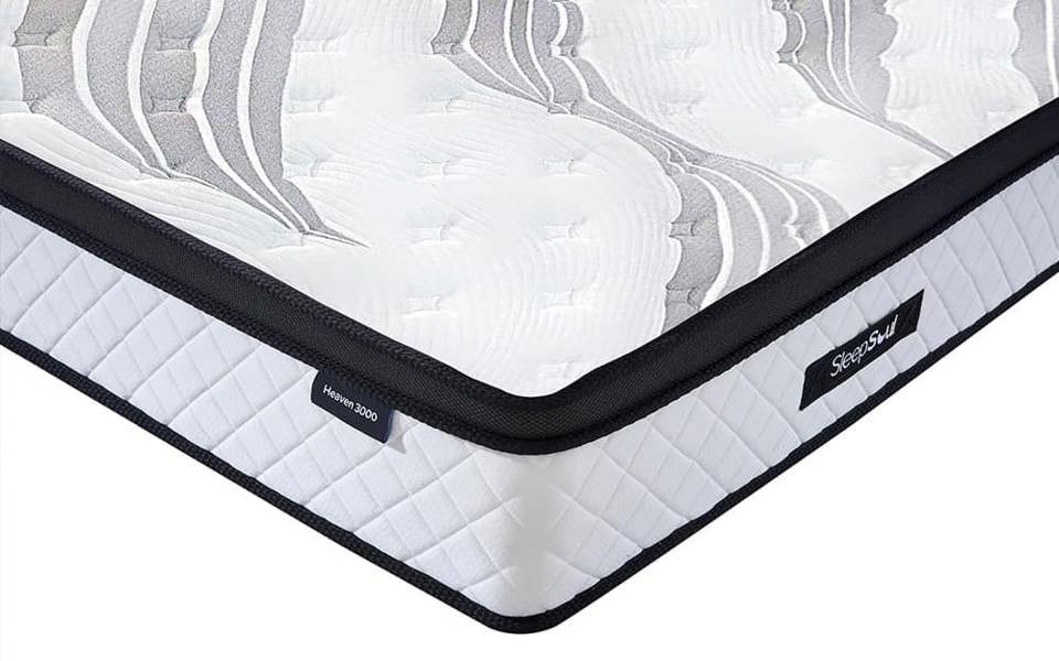 SleepSoul Heaven Cool Gel 3000 Pocket Pillow Top Mattress