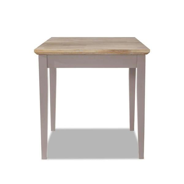 Statement Furniture Florence Square Extendable Kitchen Dining Table, Drop Down Leaf Small Table