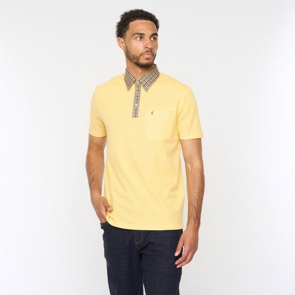 Gabicci V54GX19 Mens Laleham Jersey Polo Shirt Gabicci Vintage - PINEAPPLE