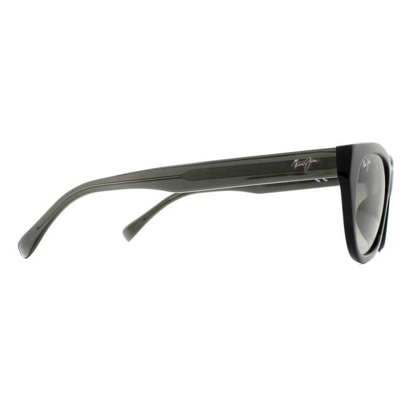 Maui Jim Sunglasses Capri GS820-02N Black with Transparent Grey Neutral Grey Polarized