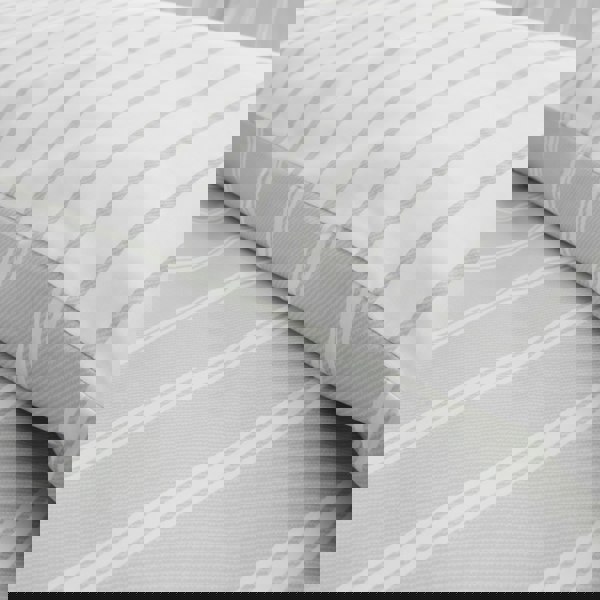 Bianca Ashford Stripe 200 Thread Count Cotton Percale Reversible Duvet Cover Set