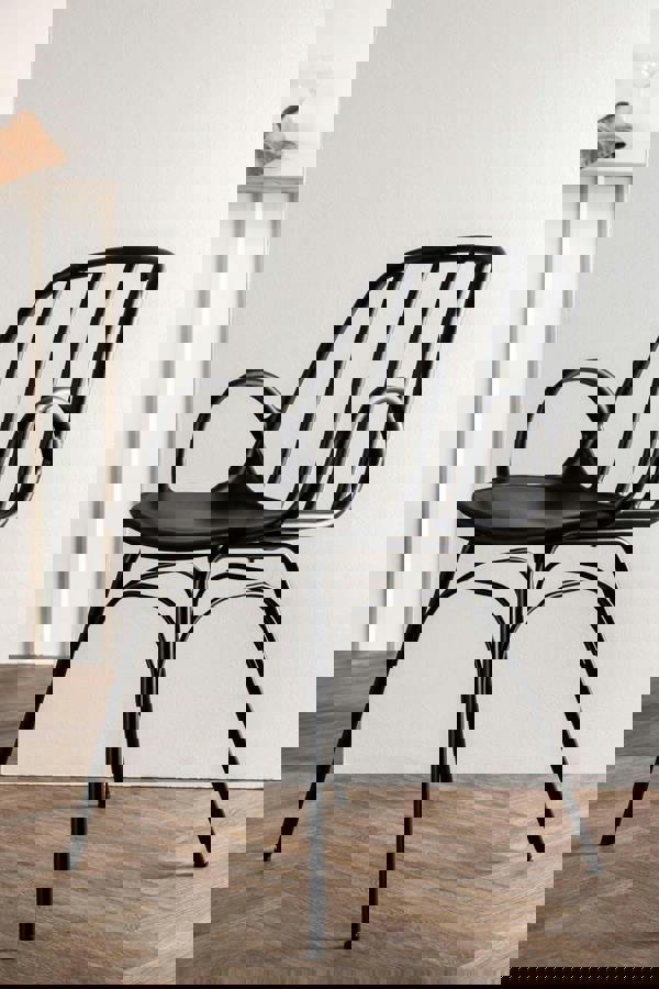 TRL Furniture Nordelle Modern Dining Chair – Black (set of 2)