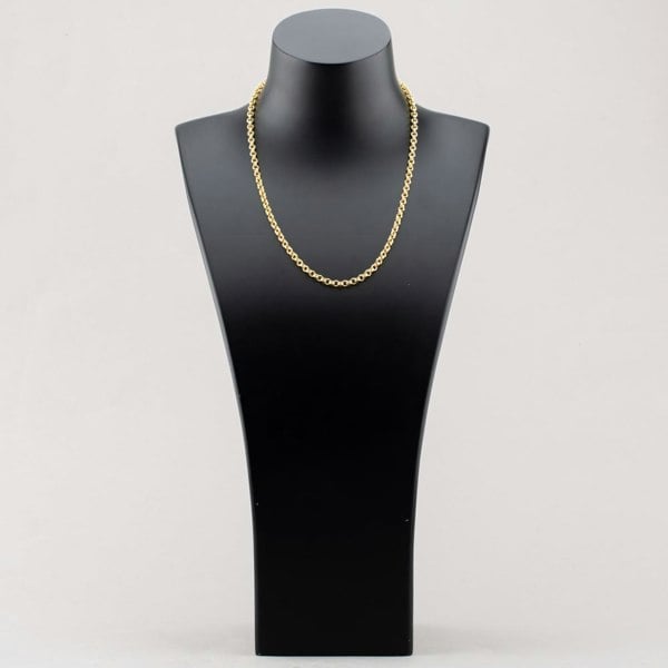 T. H. Baker 9ct Yellow Gold 18 or 20 Inch Round Belcher Chain HRB130